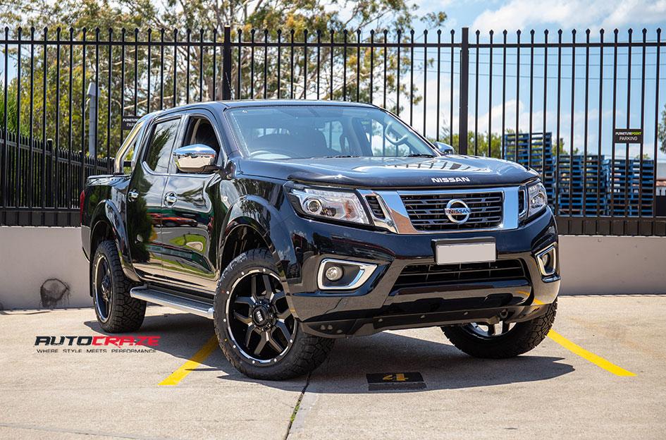 NISSAN NAVARA GD07 MATTE BLACK MILLED